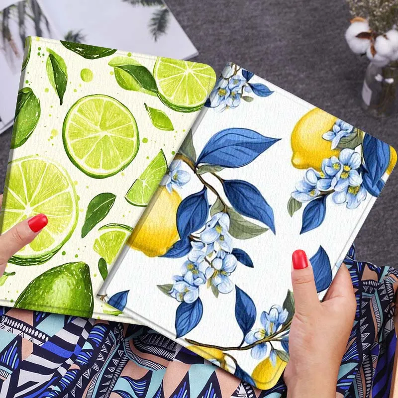 

Lemon Leaf Art Popular For Xiaomi Redmi Mi Poco Pad 2 5 6s 7 7s Ultra Pro Max 14 12.4 12.1 inch Soft Tablet Case Gift