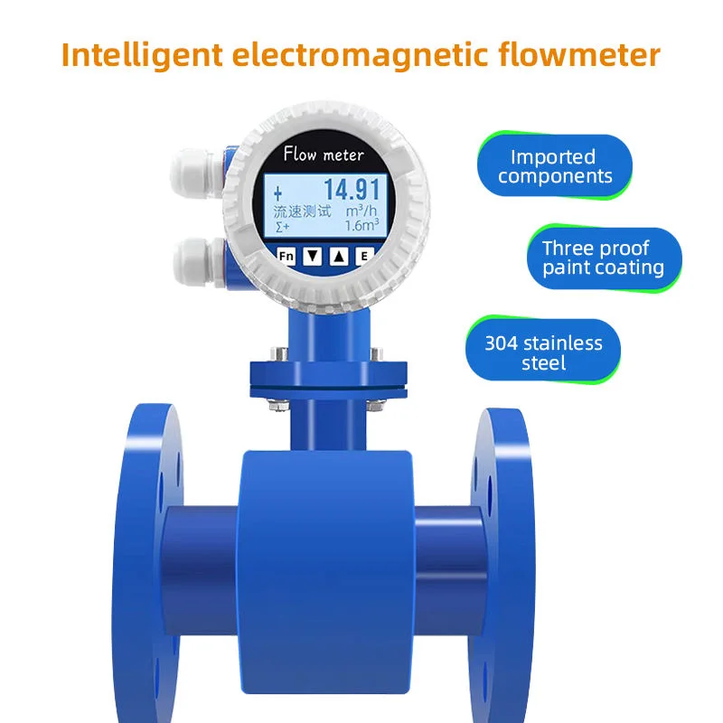 Picture 3: High Quality Electromagnetic Flow Meter Reading Instrument Magnetic Digital Liquid Flow Meter