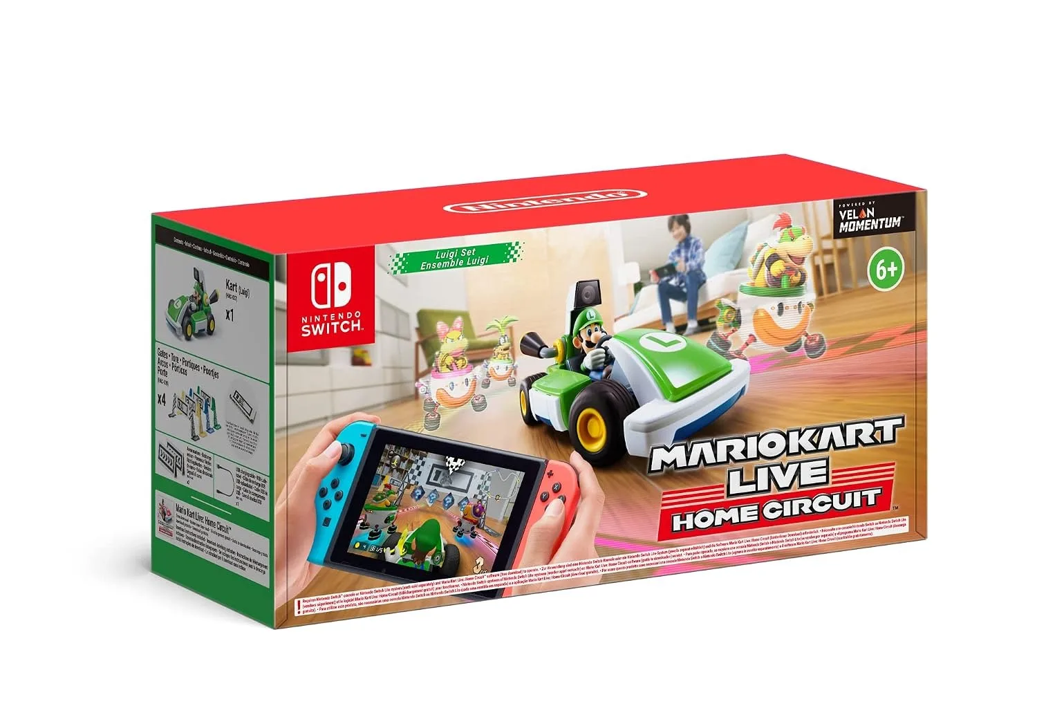 Nintendo 2020 Newest - Mario Kart Live: Home Circuit - Luigi Set Edition - Holiday Family Gaming Bundle for Nintendo Switch, Nintendo Switch Lite - Green (Renewed)