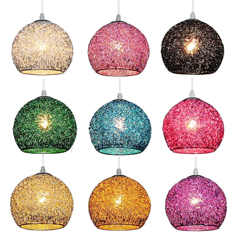 

Nordic Color LED Iron Chandelier Simple Indoor Living Room Illumination 5㎡-10㎡ Furniture Decoration Hanging Wire Chandelier