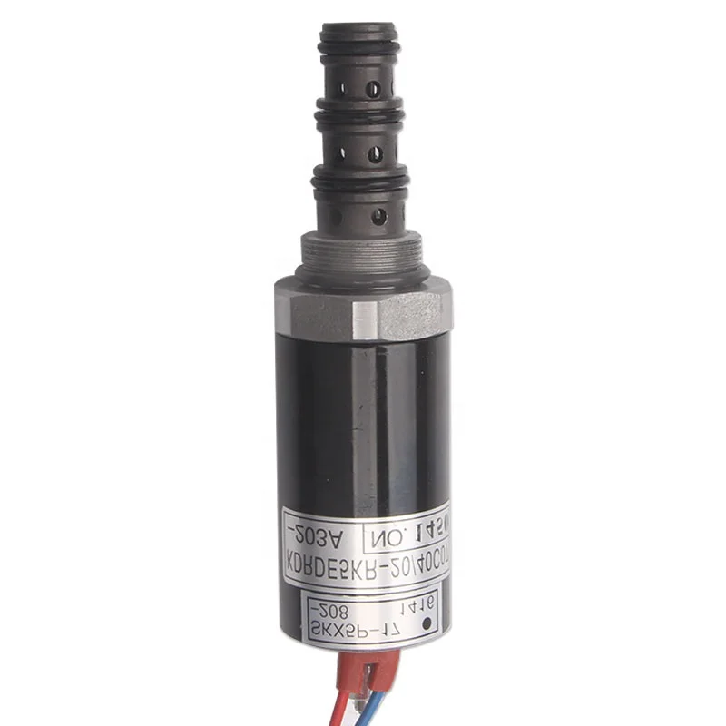 

High Quality Excavator Hydraulic Pump Solenoid Valve SK200-3 DH200-7 R220-5 EC210