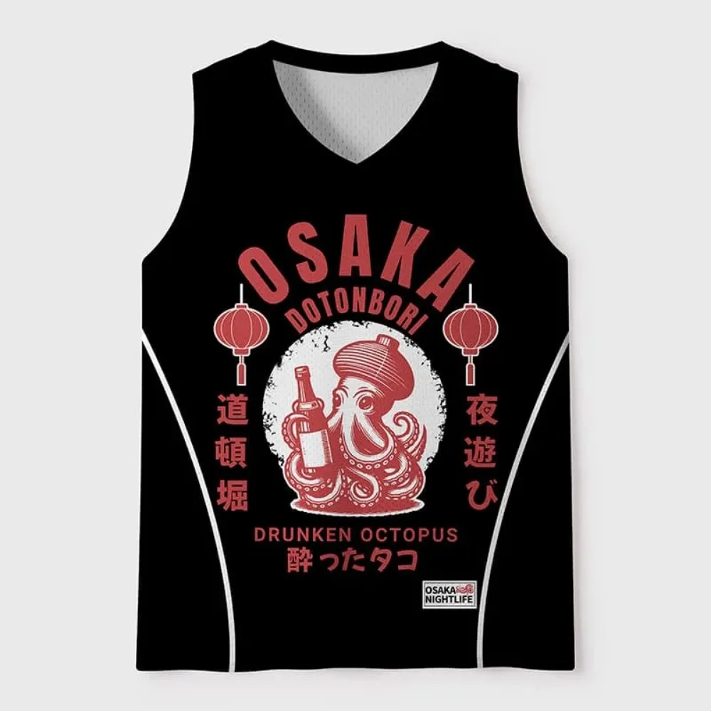 Y2K Style Fun Prison Duck Patterns 3D Printing Men's V-Neck Vest Trendy Fashion Outdoor Leisure Breathable and Quick-Drying Tops