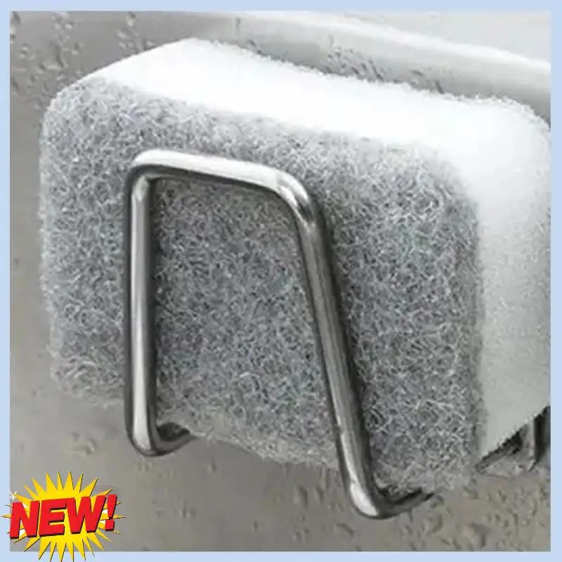 

AT14 Punch-Free Rack, Sponge Drain Rack, Steel Wool, Rag Storage Rack, Sink Rack