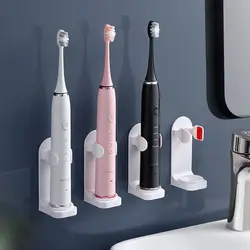 Electric Toothbrush Holder Wall Mount Toothbrush Stand Rack Wall Holder Space Saving Tooth Brush Holder For Bathroom Accessories