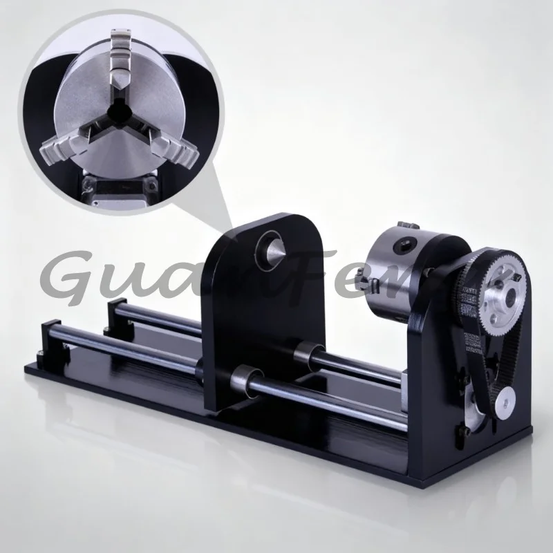 Numerical control engraving machine rotating shaft 80mm