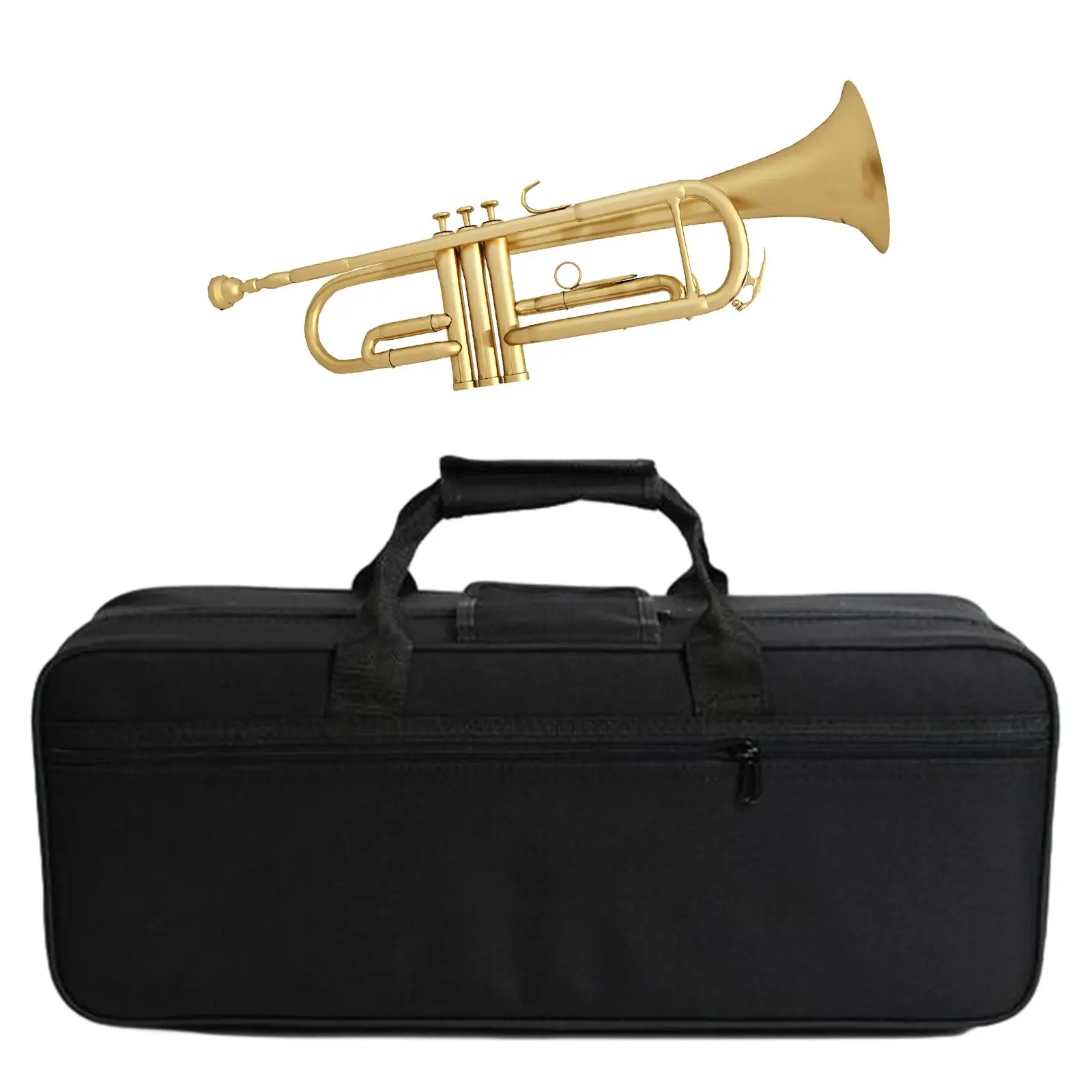 Trumpet Carrying Case Musical Instrument Bag Practical Storage Box Handbag for Daily Practicing Ensembles Concerts Musicians