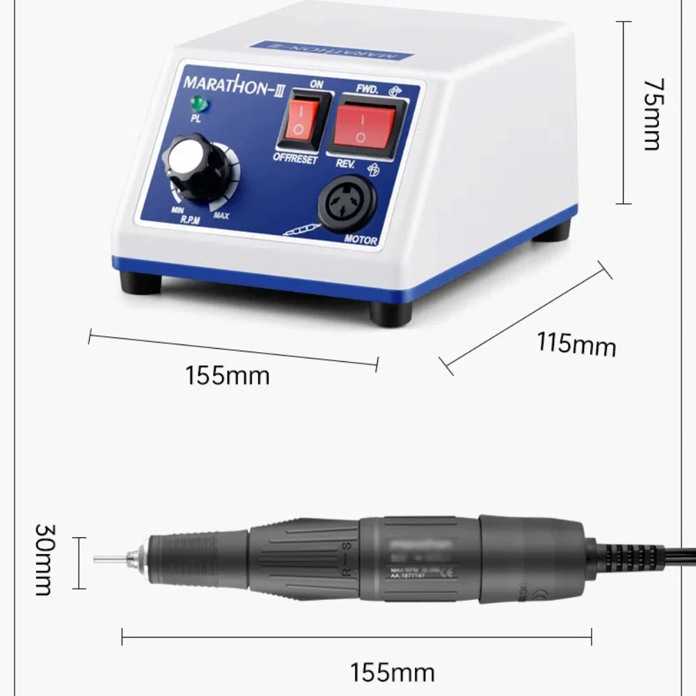 ทันตกรรมขัด Micro มอเตอร์ Handpiece N3 + H37L1 35000RPM สําหรับมาราธอน Micromotor เครื่องทันตกรรม Lab ภาษาโปลิชคํา