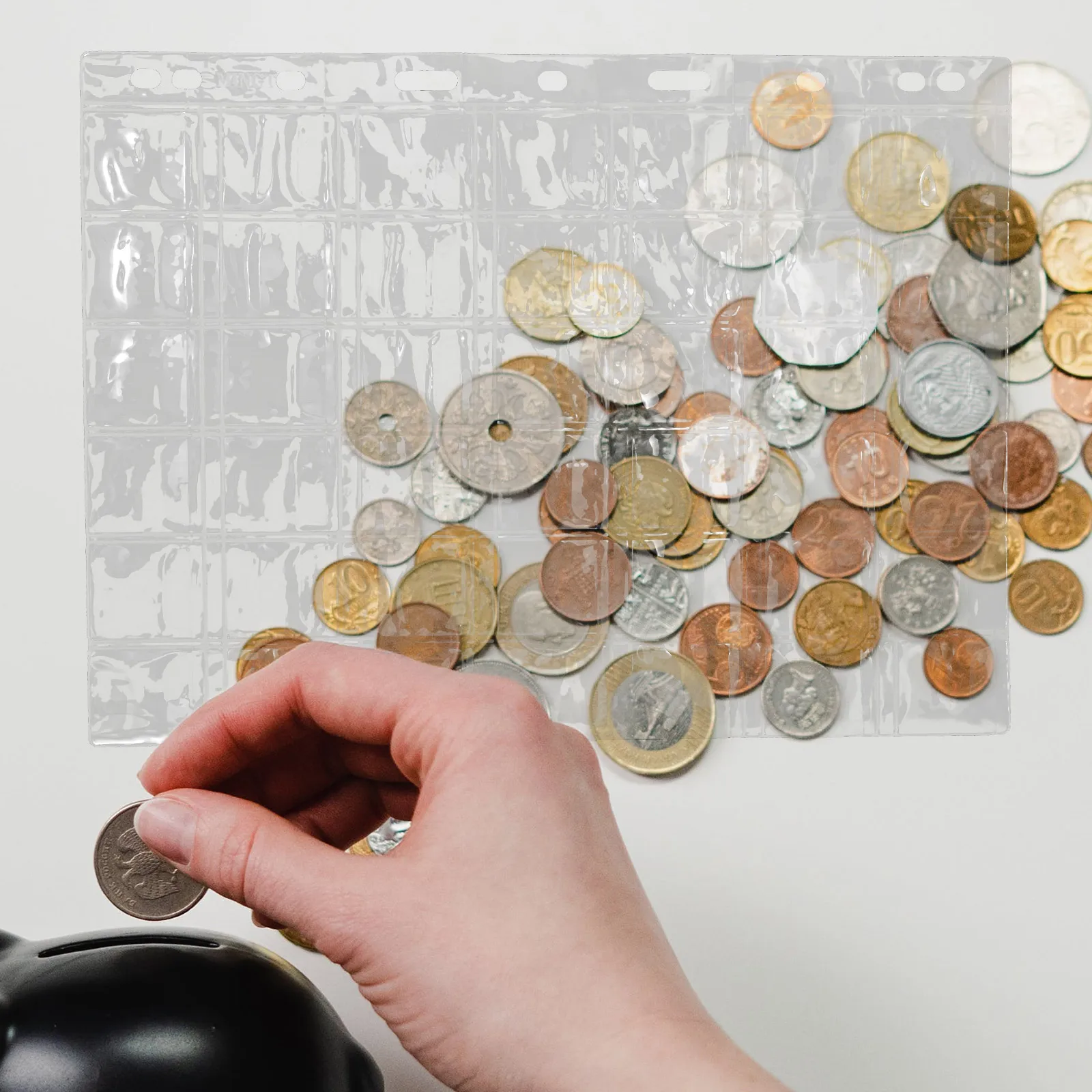 

6-листый органайзер для штампов, страницы, альбом для штампов, ПВХ коллекционеров, сменный блок для хранения