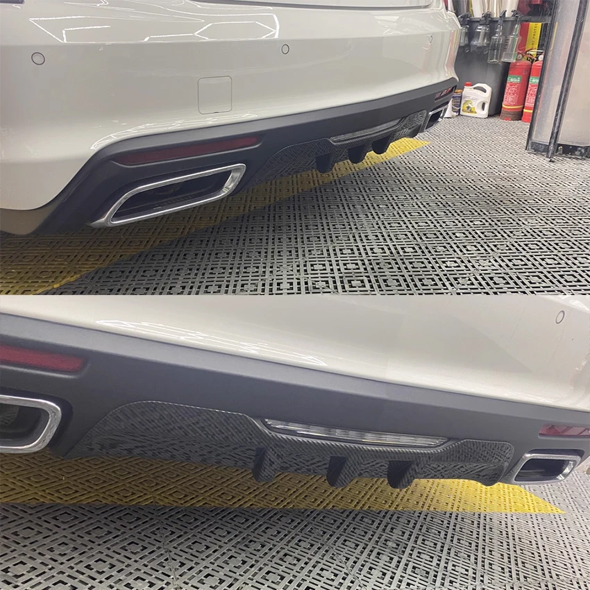 สำหรับอะไหล่รถยนต์ Cadillac CT5 ชุดแต่งกันชนหลัง ดิฟฟิวเซอร์ สปอยเลอร์ ชิ้นส่วนตกแต่งใต้กันชน ปี 2020 2021 2022 2023 2024 2025
