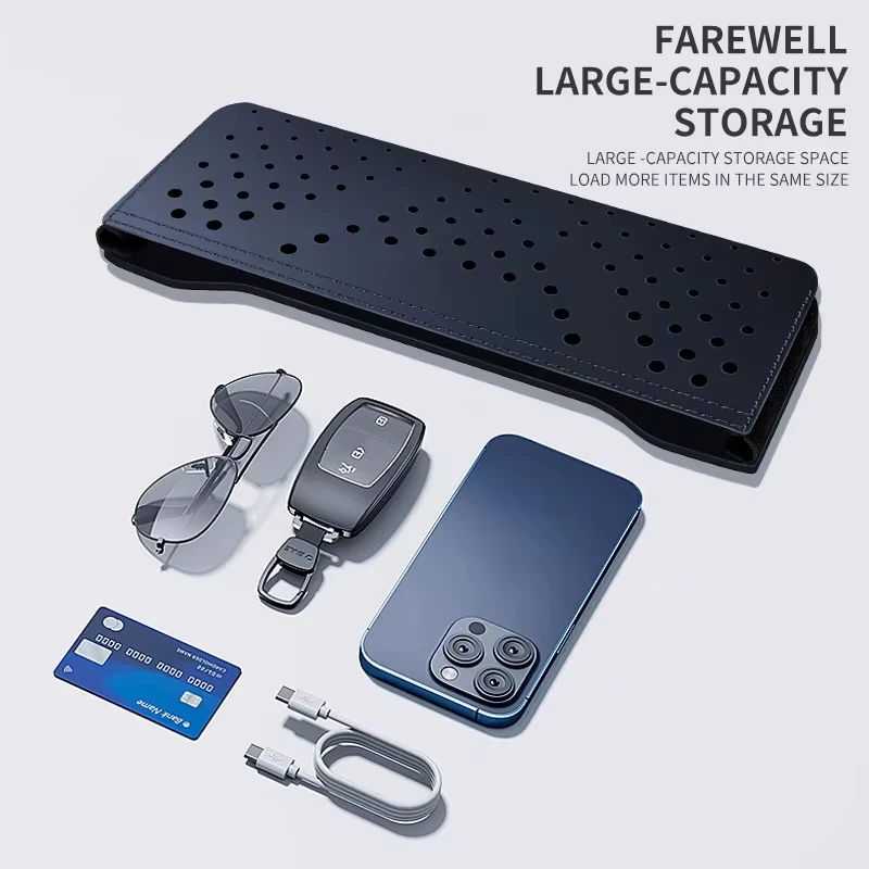 Typ pasty Ogólny schowek samochodowy na telefon komórkowy Wielofunkcyjna siatka na oparcie fotela samochodowego Akcesoria do przechowywania w samochodzie