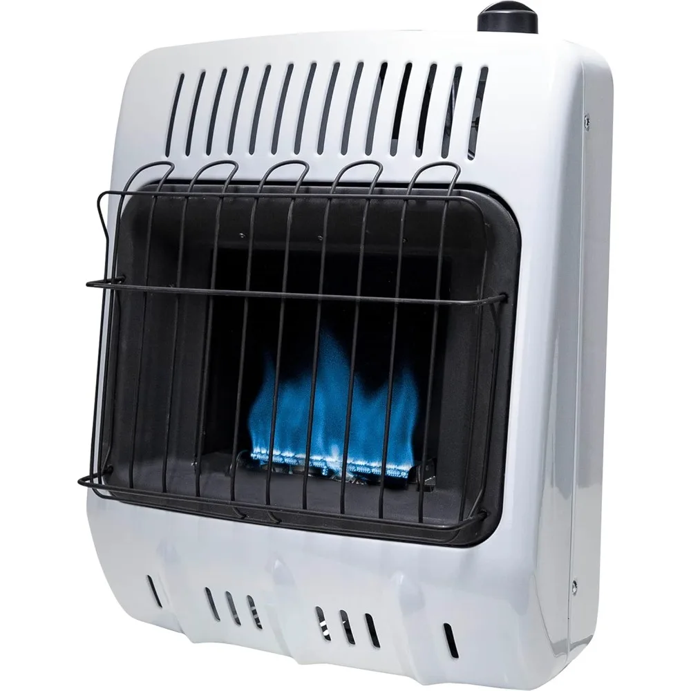 Vent Free 10,000 Btu Blue Flame Propane Heater,One Size,White,heat spaces up to 250 sqaure feet, place in bedroom,living room