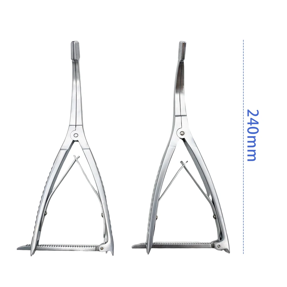 

QSWTITAN Ретрактор коленного сустава из нержавеющей стали, наколенник, щипцы, расширитель колена, автоклавируемый, 200 мм, 240 мм