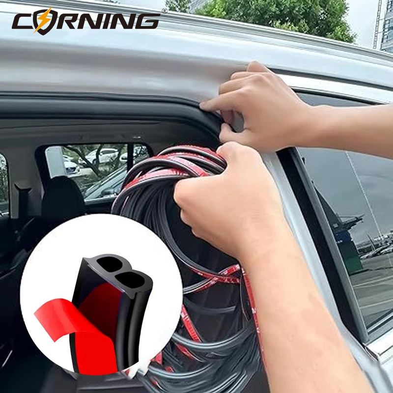 

Уплотнительные ленты для дверей автомобиля, наклейка, резиновые уплотнители для дверей в форме буквы B, звукоизоляция, автогерметик для дверей, автомобильные аксессуары