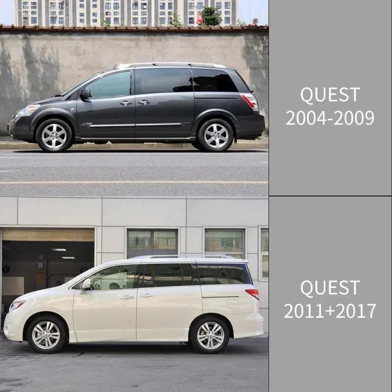 For Nissan QUEST V42 RE52 Car Window Visor Awning Shelters Windshield Side Window Rain Sun Shade Auto Accessories Car Styling