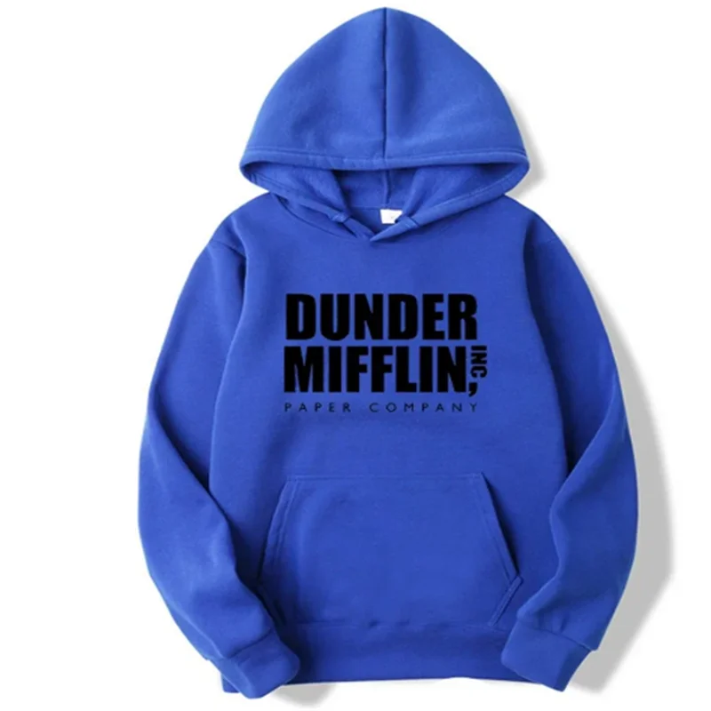 Dwight Schrute Hoodies para homens e mulheres, pulôver casual, suéter com capuz, Office Dunder Mufflin CCC, papel