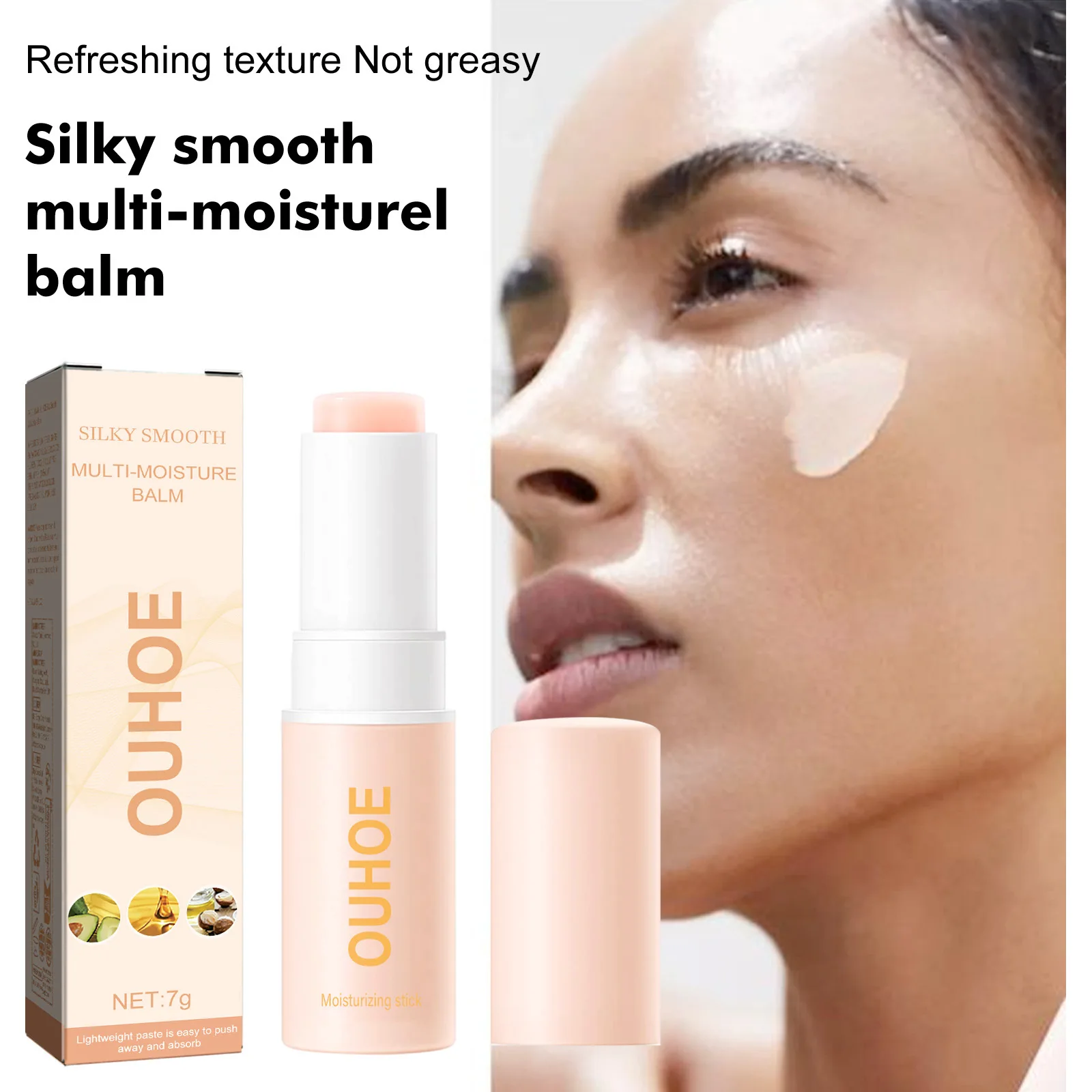 Collagen Multi Balm Stick Anti-Wrinkle Moisturizing Silky Smooth Cosmetics Lifting Firming Brightening Facial Balm Stick Korea