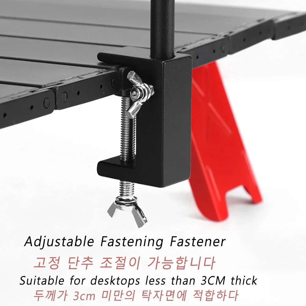 TARKA Camping Landing Lantern Stand Portable Foldable Tourist Table Light Hangers Aluminium Alloy Racks Camping Equipment 캠핑용품