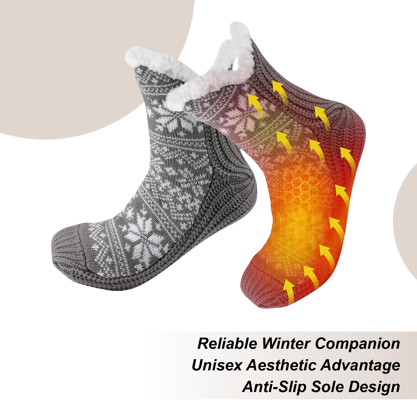 Elektrische Socken Thermische USB Powered Cordless USB Beheizte Ski Socken Fuß Wärmer Für Männer Frauen Outdoor Reiten Angeln Wandern Hause