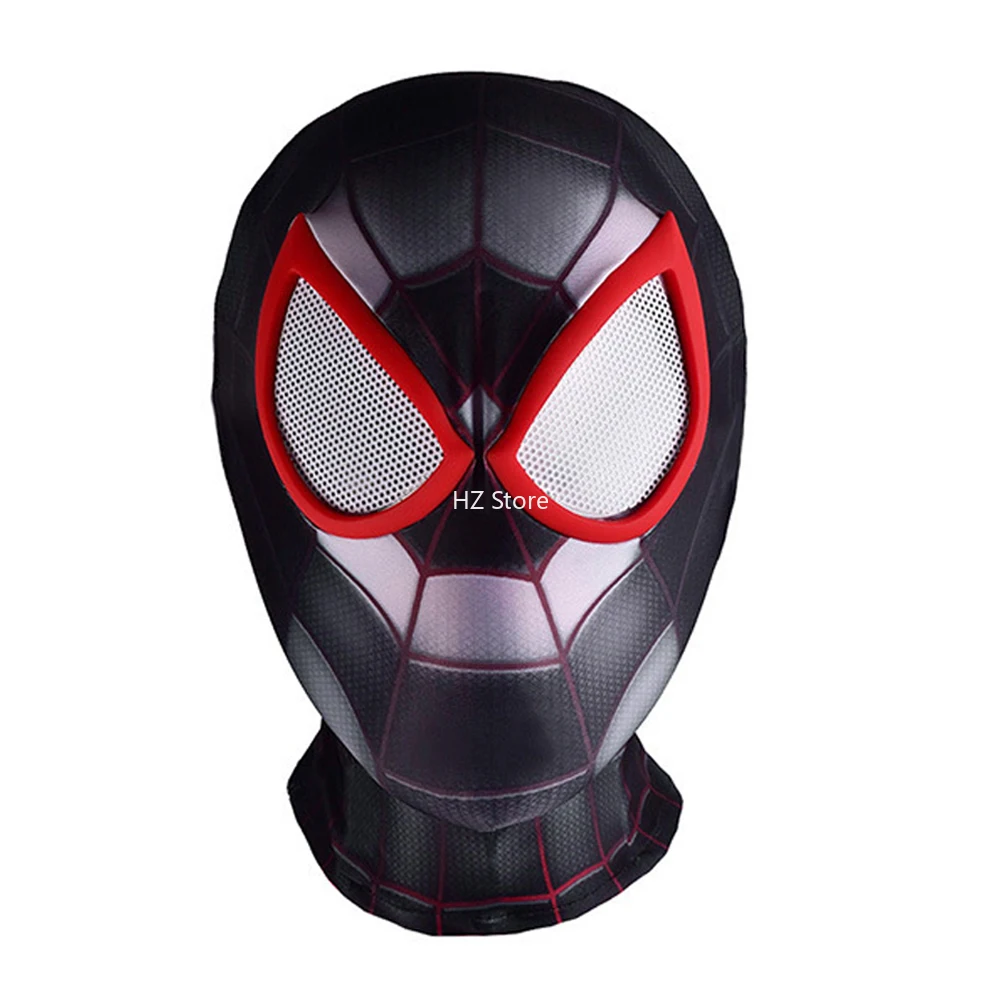 

Marvel Superhero Black PS5 Spider-Man Mask with Red Eyes Halloween Cosplay Masks for Adult Kids Birthday Role-playing Gift