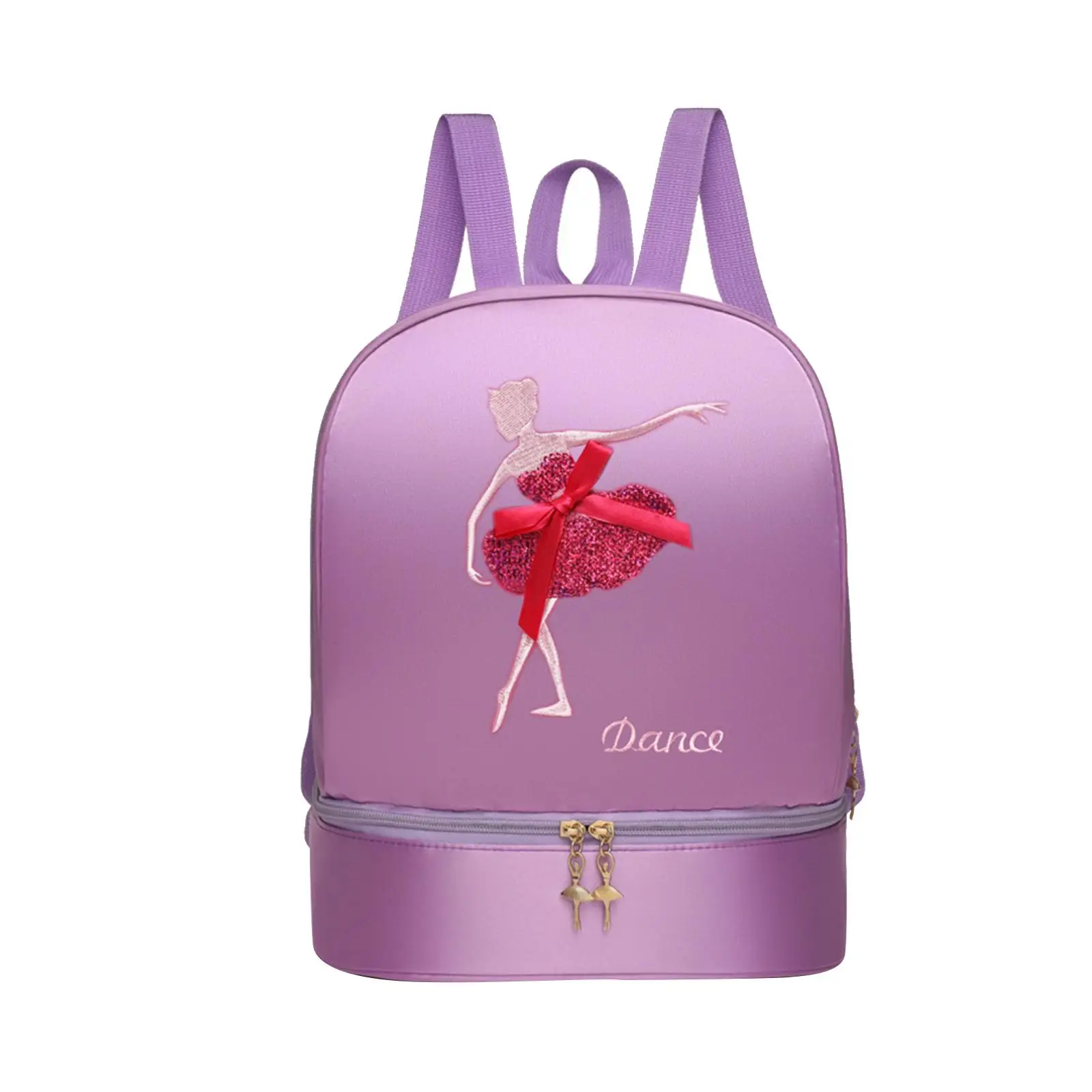 Portable Ballet Dance Backpack Handbag with Shoe Compartment