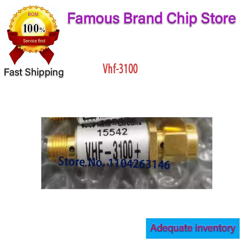 Sma Rf High Pass Filter Vhf-3100 3400-9900mhz VHF-3100 Mini New Original
