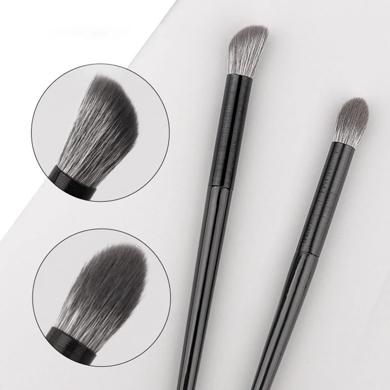 3 Stuks Sikkelvormige Neus Schaduw Borstel Ooghoekige Contour Make-Up Borstels Professionele Schoonheid Cosmetische Mengen Concealer Tools