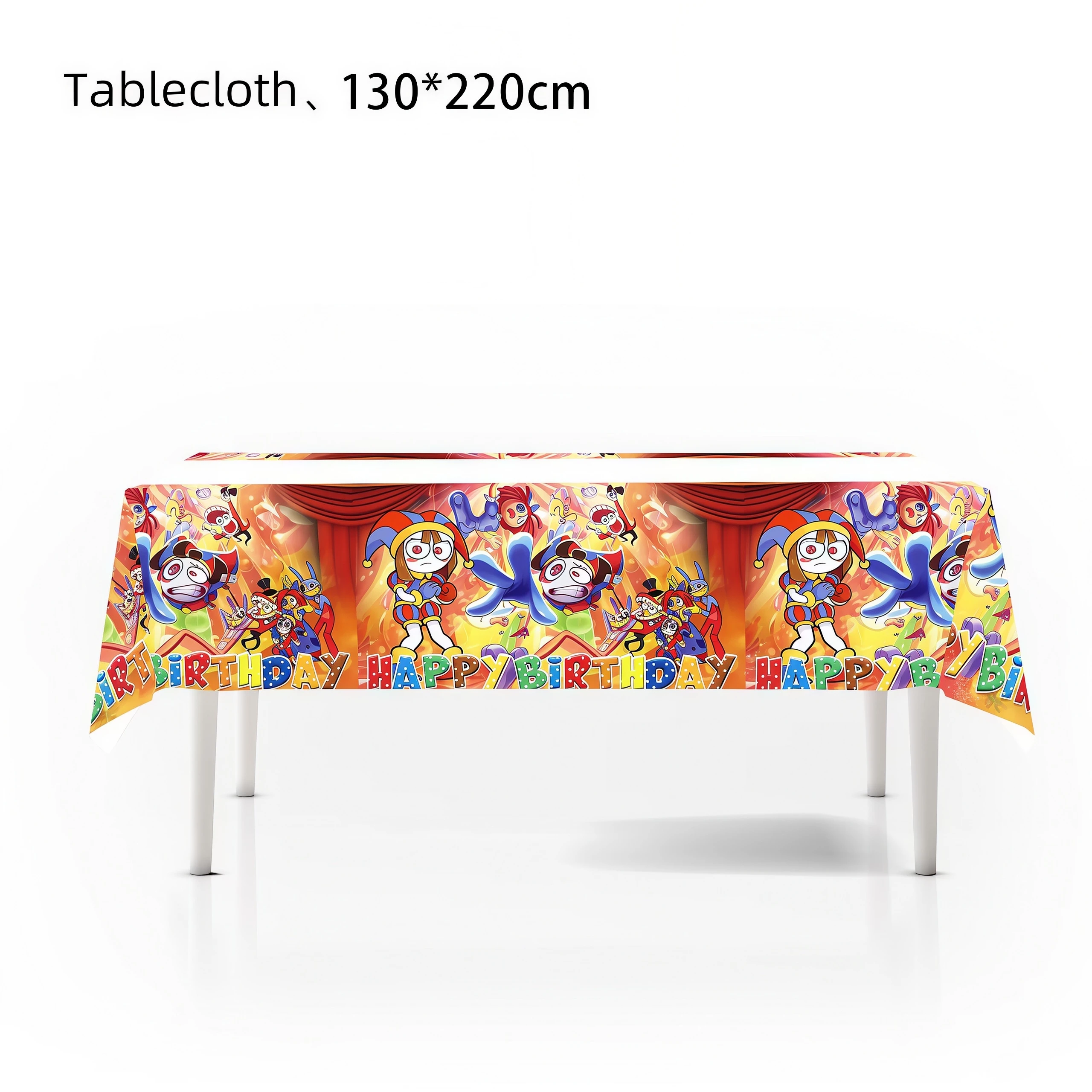 Erstaunliches Tischgeschirr Geburtstagsparty-Dekoration Digitales Zirkus-Ballon-Teller-Becher-Banner-Set Kinder-Geschenk Baby-Shower-Partyzubehör – Detail 7