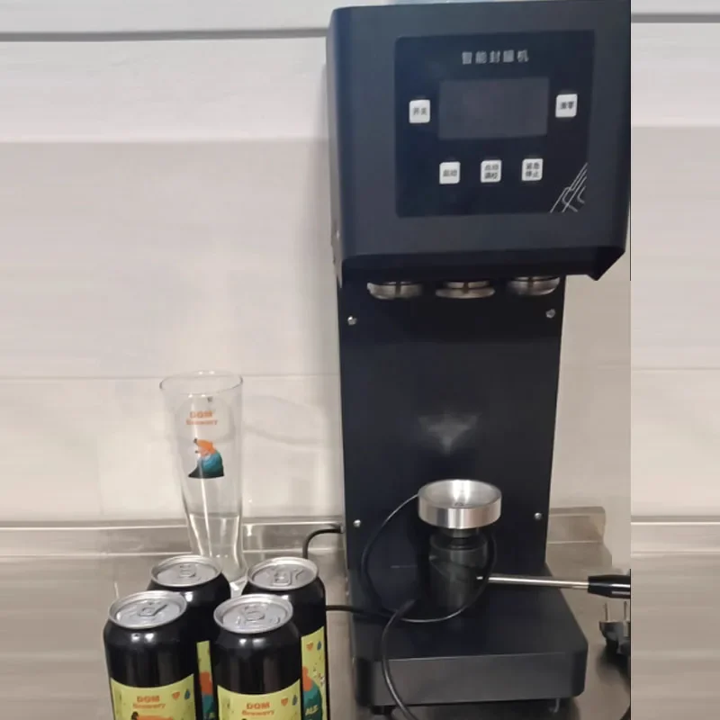 

Коммерческая вращающаяся машина для запечатывания банок, натяжитель крышек для магазина чая с молоком