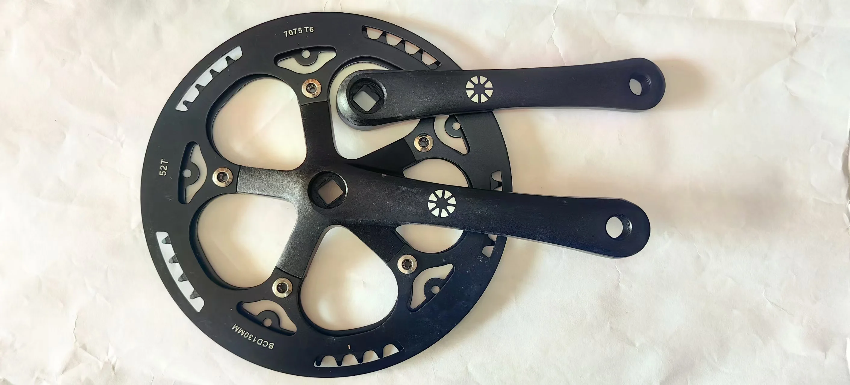 

for Dahon Folding Bike Crankset BCD130 52T Chainring 170mm Chainwheel Driveline