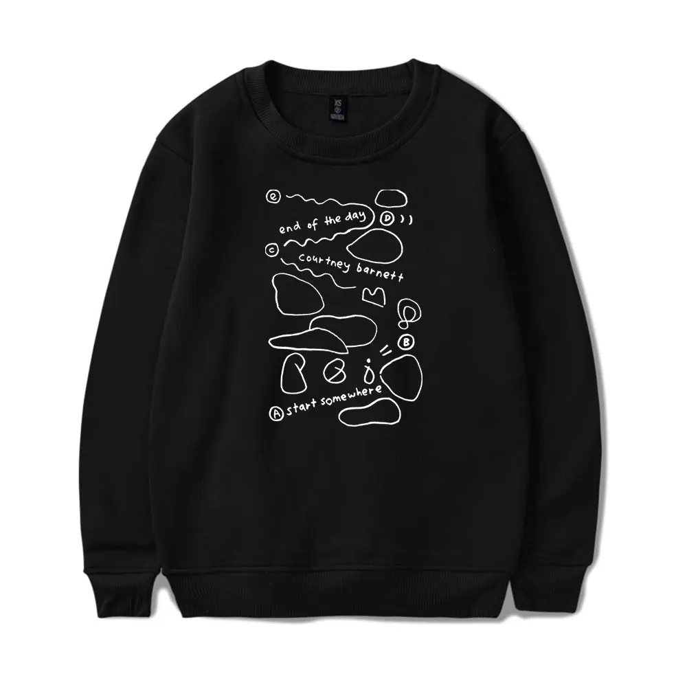 Courtney Barnett End of the Day O-Neck Sweatshirts Women Men Long Sleeve Fashion Pullover Clothes