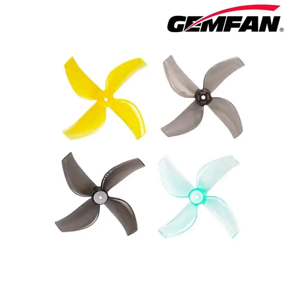 Gemfan 1613 Propeller 40mm 4-Blatt Multirotor Propeller 1/1,5mm für FPV Racing Drone Quadcopter 8 Paar RC-Teile