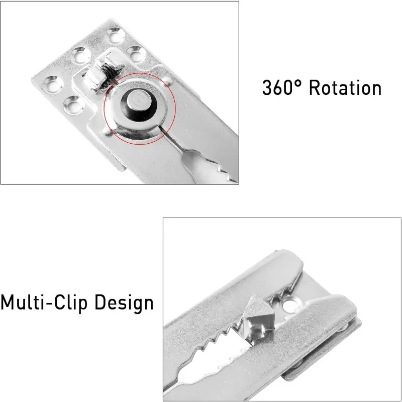 2 Pack Heavy Duty Sectional Couch Connectors, Multi-Card Sofa Connector Screws, Furniture Clamps for Sectional Sofa