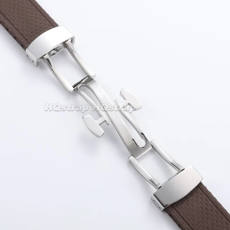 Premium FKM Rubber Watch Strap 18mm 19mm 20mm 21mm 22mm for Seiko for Longines for Tissot Universal Bracelet Quick Release Band view 5
