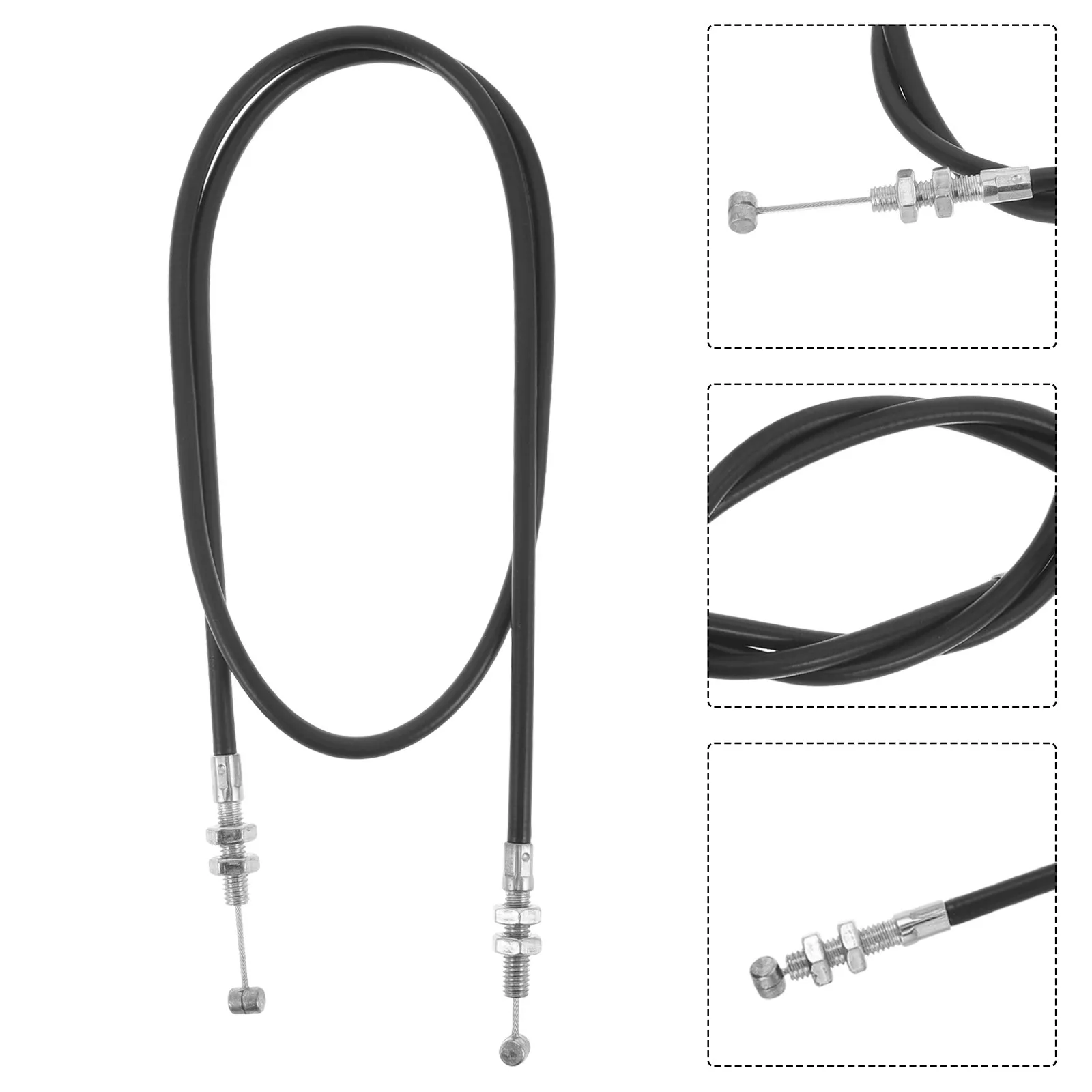 2Pcs Salon Recliner Cable Replacement Heavy Duty Pull Wire Hydraulic Parts for Barber Styling Chairs Accessories