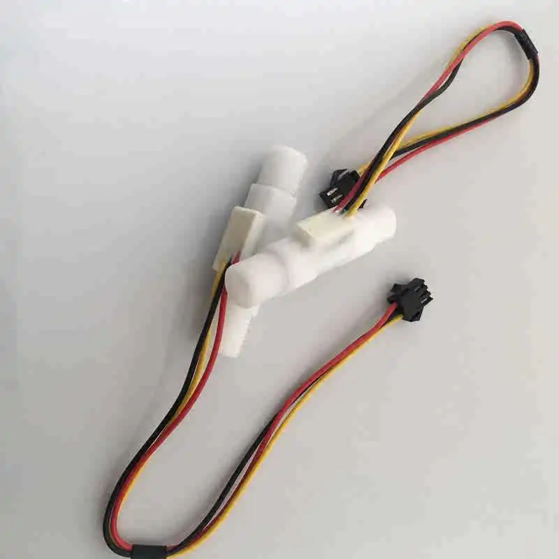Special Water Flow Sensor for Water Dispensers Hall Sensor Standard G1/4 Screws on Both Sides