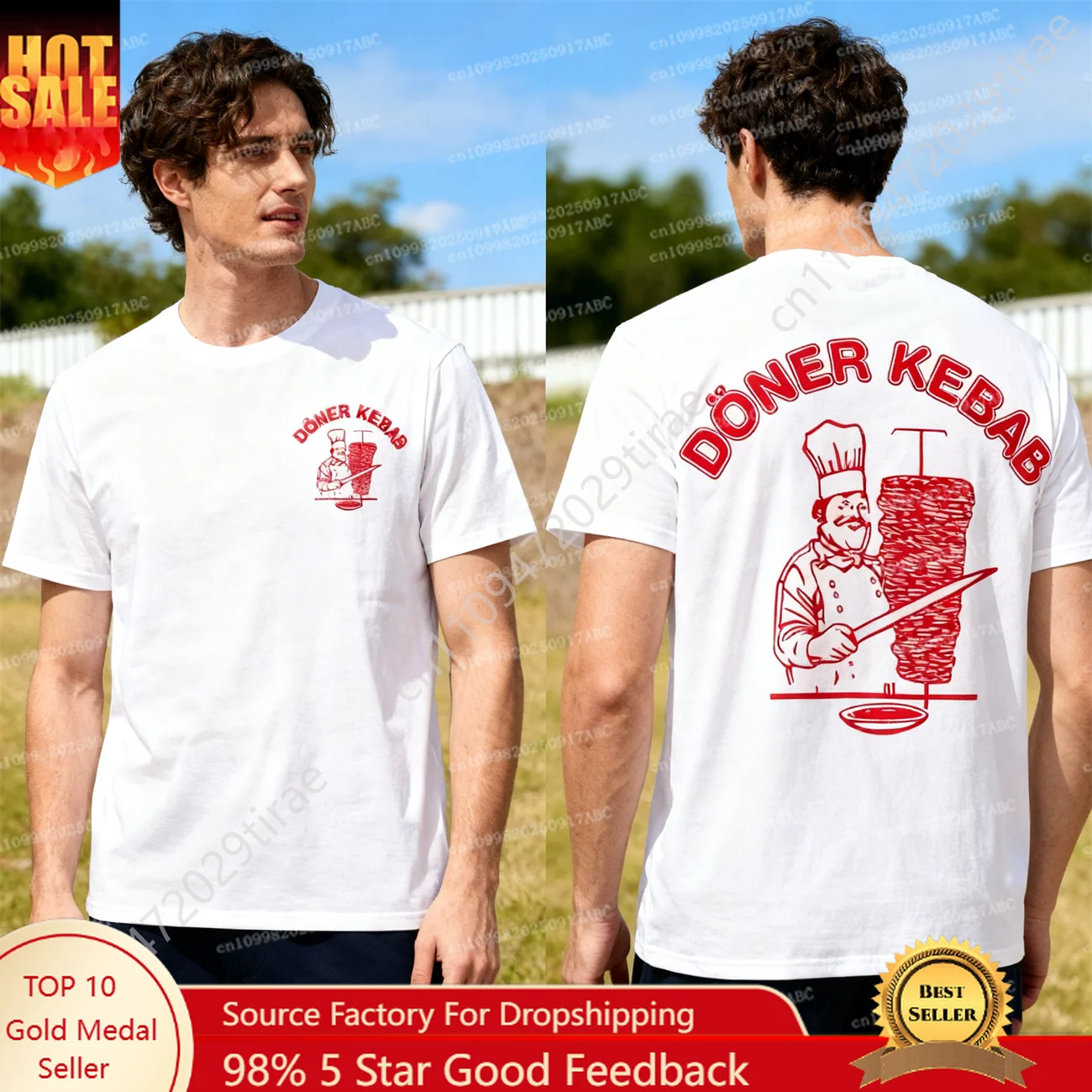 

New Doner Kebab T Shirt Graphic Kid T-shirt Men Cotton Oversized T-Shirts Gothic Harajuku Summer Unisex Women Tshirt Streetwear