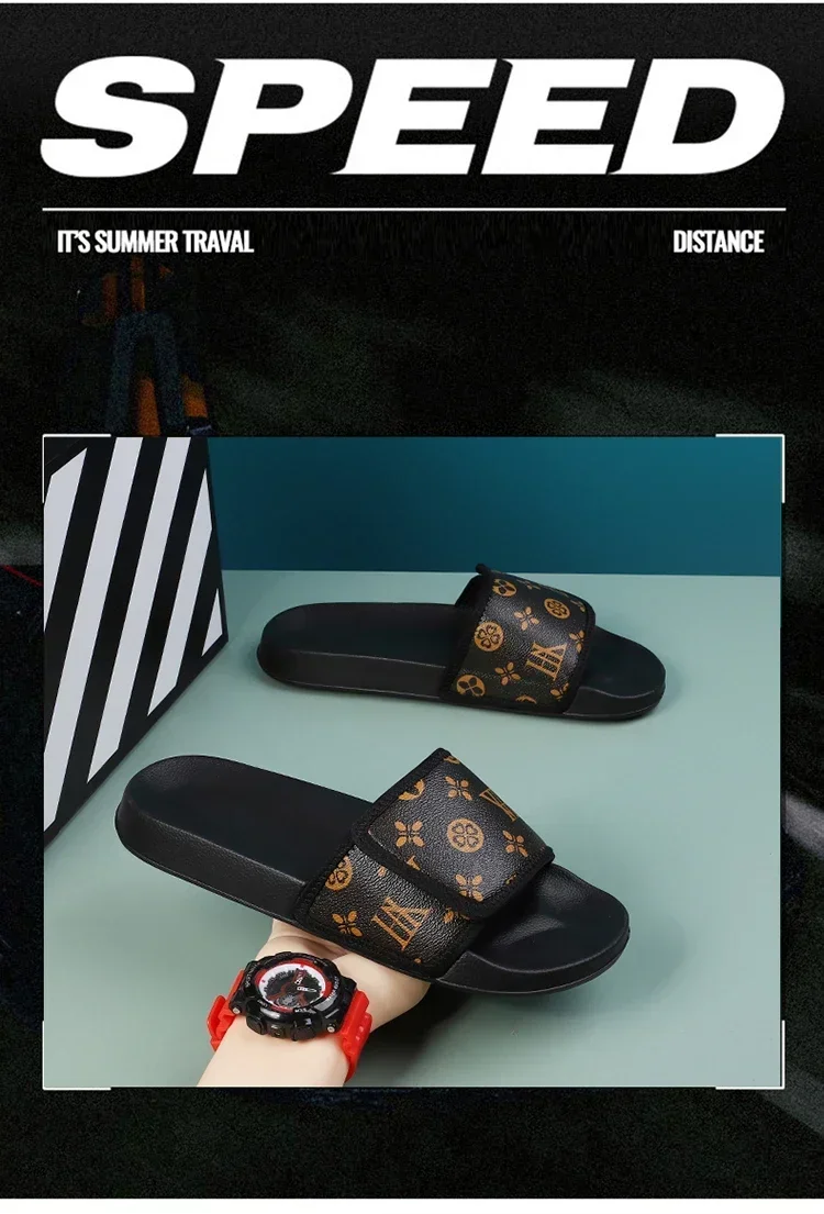 Herren-Sandalen aus echtem Leder, bequeme Herren-Hausschuhe, Herren-Sommerschuhe im Angebot, echte Herren-Hausschuhe, Flip-Flops, Slides – Detail 5