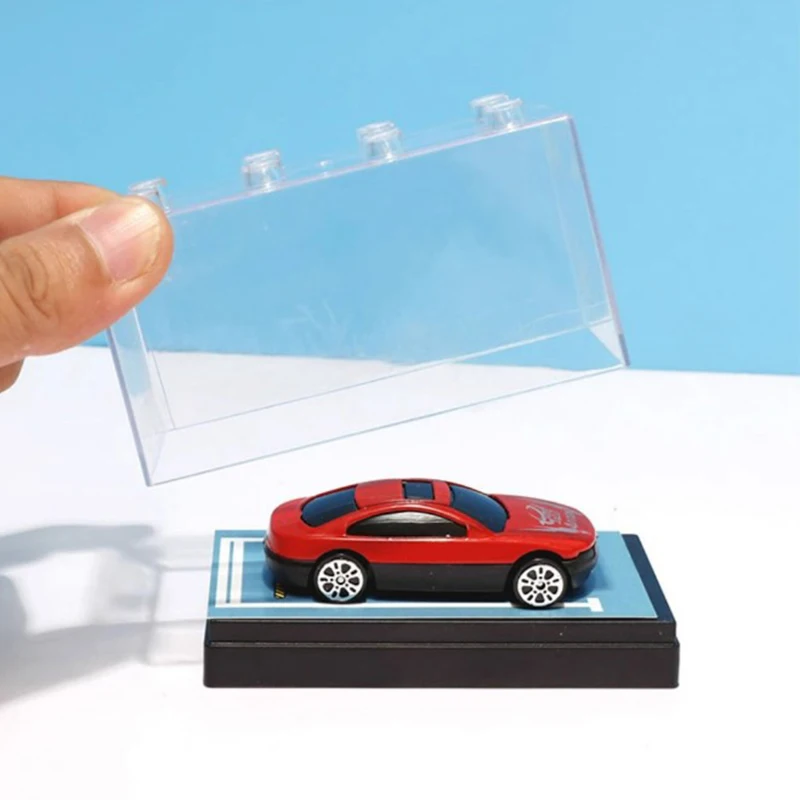 1:64 Die Cast Small Car Model Collection Stackable Acrylic Combined Transparent Storage Display Box