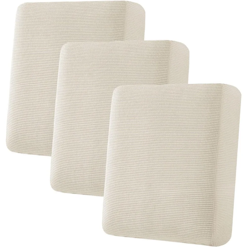 

H.VERSAILTEX Super Stretch Individual Seat Cushion Cover Sofa Covers Couch Cushion Covers Slipcover Sets Thick Jacquard Textured