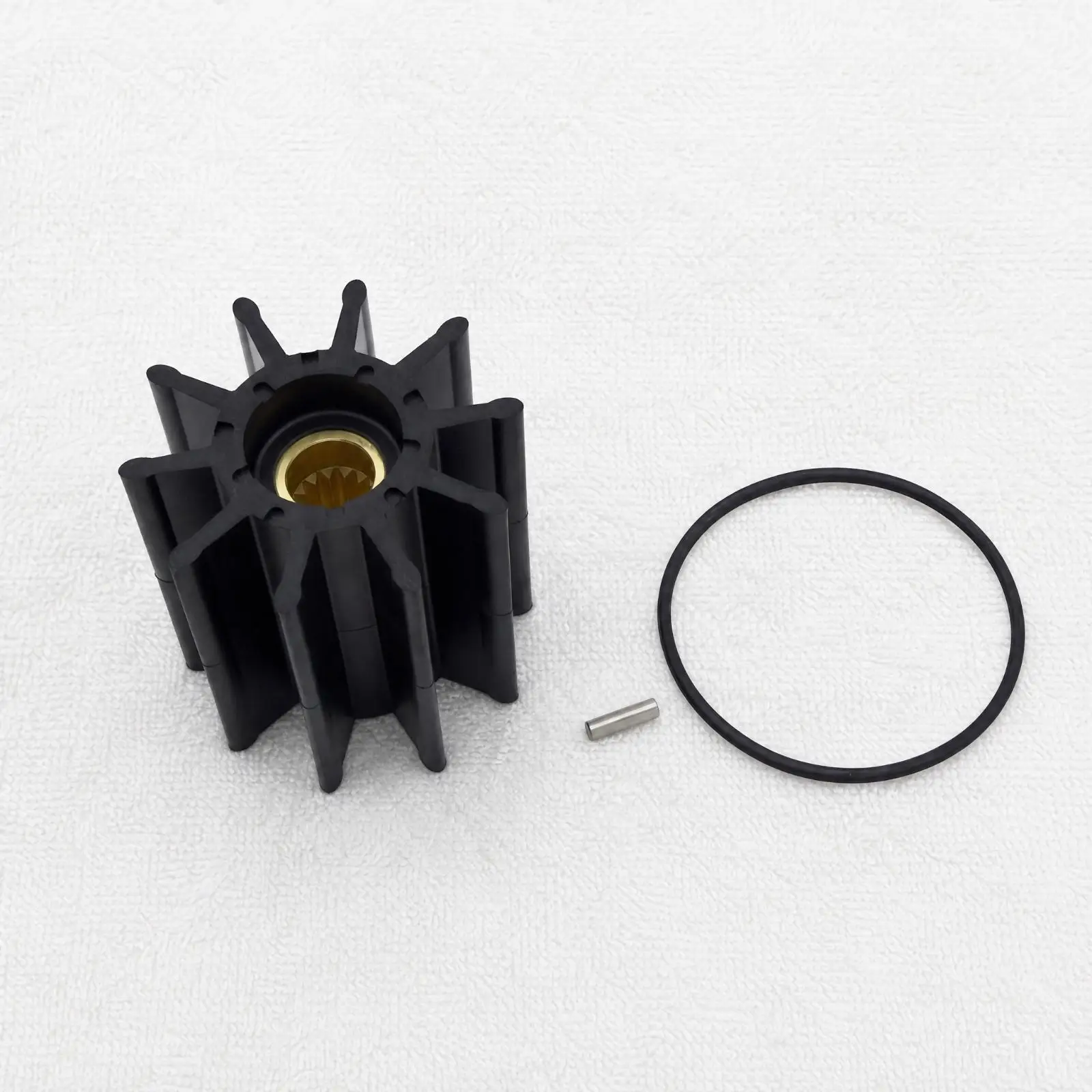 Direct Fit Marine Pump Impeller Rubber for 22000K Water Pump with Shaft and Seal Kit for Boat Cooling Maintenance