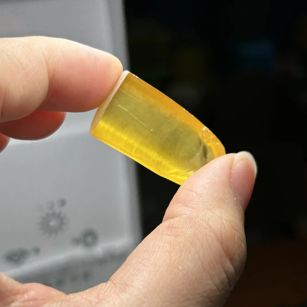 Mosangna 10g 40g Lemon Yellow Sapphire Lab Grown Yellow Sapphire Rough