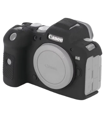 Para canon r6ii r6 mark ii preto vermelho branco amarelo verde r6 r6ii capa de silicone borracha caso da câmera capa pele