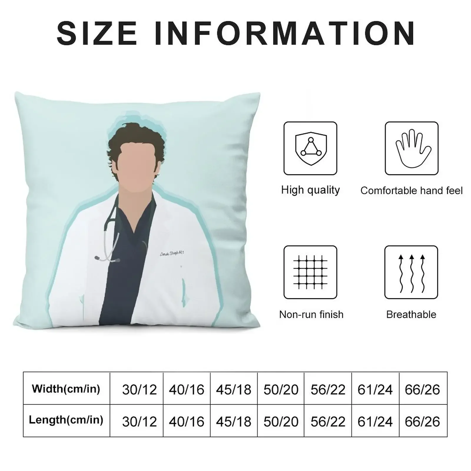 Derek Shepherd Throw Pillow Custom Cushion Photo Couch Pillows covers for pillows pillow