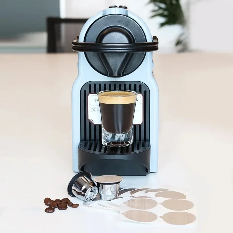 Nespresso Capsule di caffè riutilizzabili in acciaio inossidabile filtro per caffè cialde di caffè riutilizzabili macchina per caffè riutilizzabile