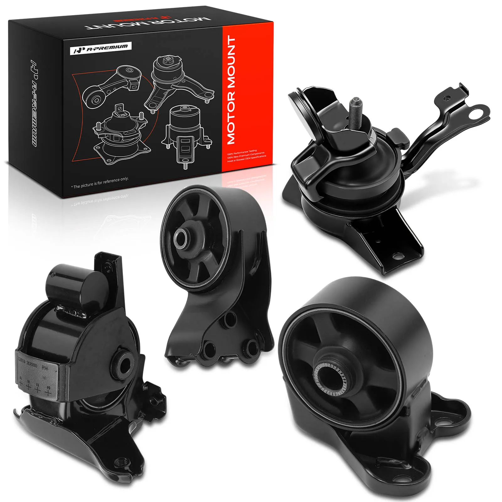 A-Premium 4pcs Manual Trans Engine Motor & Transmission Mount for Hyundai Elantra 2001-2006