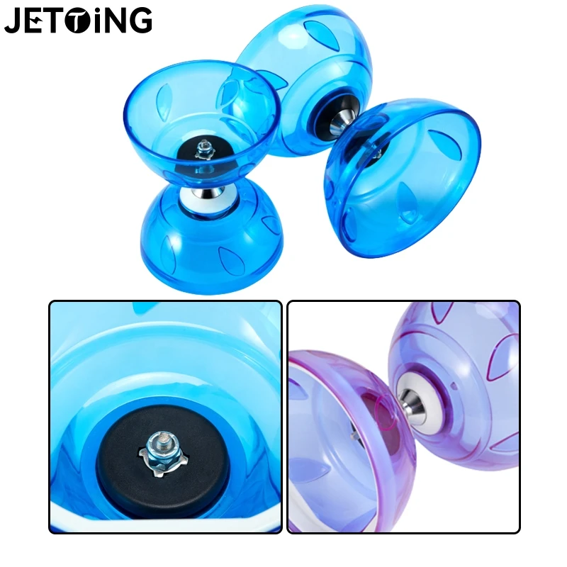 Diabolo portátil chino Yoyo Diabolo, equipo de Fitness de doble cabeza para adultos, niños, ancianos, ejercicio de agilidad interior al aire libre