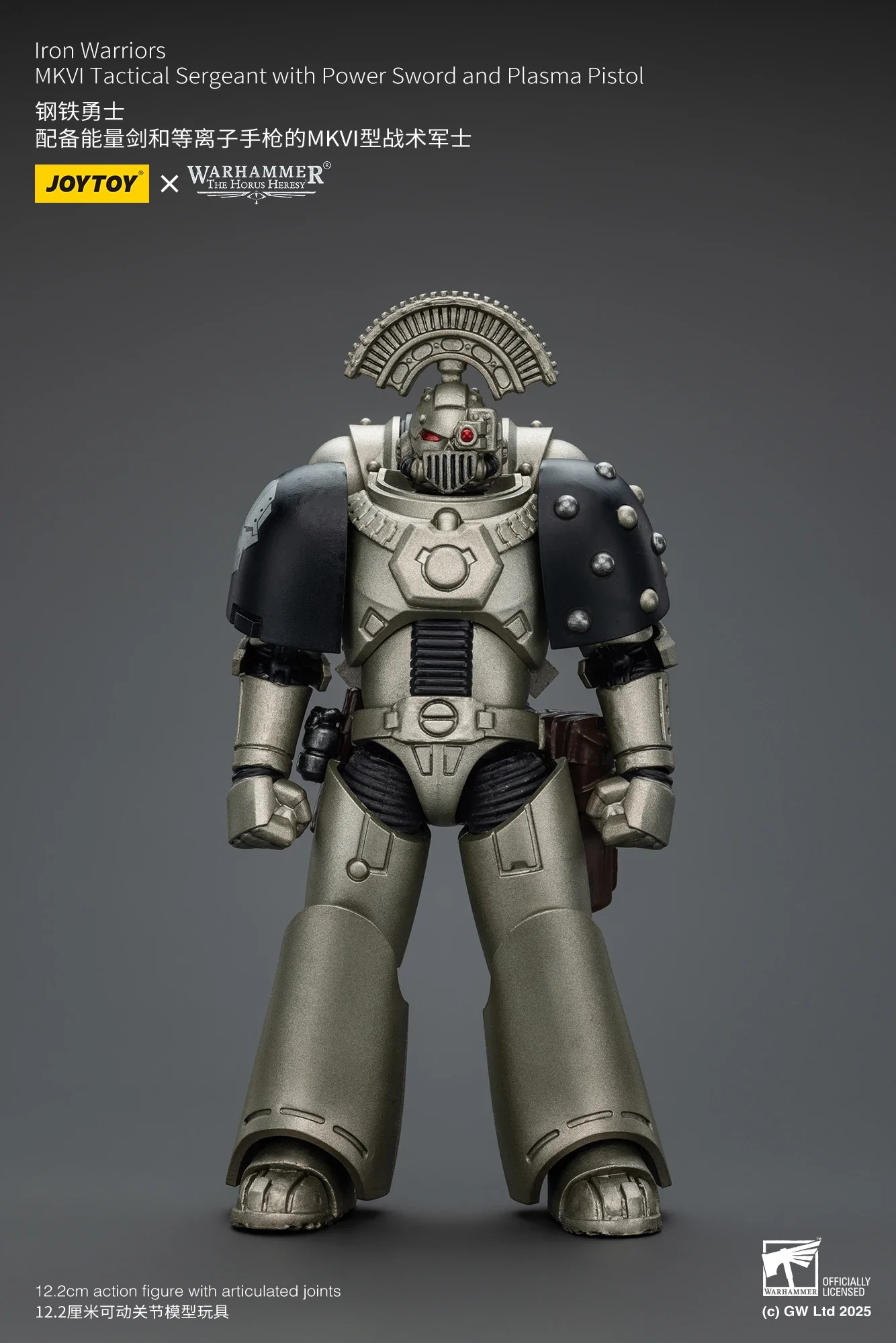 JOYTOY Warhammer40K 1/18 アクションフィギュアアイアンウォリアーズ MKVI 戦術コマンド分隊選択フィギュアおもちゃ