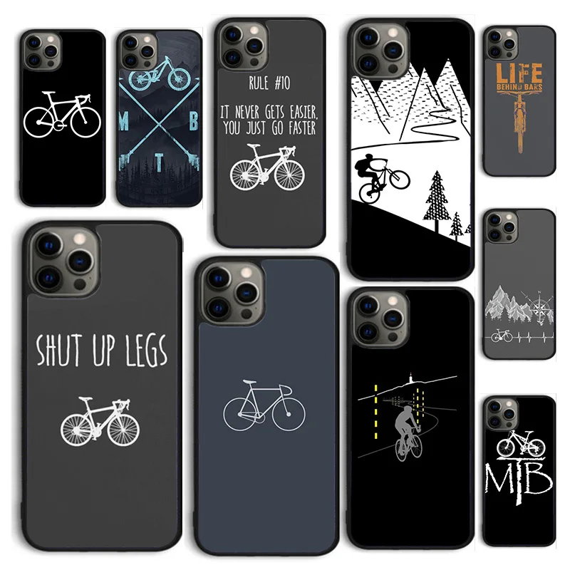 Autumu Bike Cycling Phone Case Cover for iPhone 17 Air 16 16e 15 12 11 13 14 Pro Max Apple Plus Coque