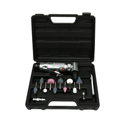 Portable Mini 1/4 Inch Air Die Grinder Pneumatic Polisher 90 Degree Grinder Angle Pneumatic Grinding Polishing Tool