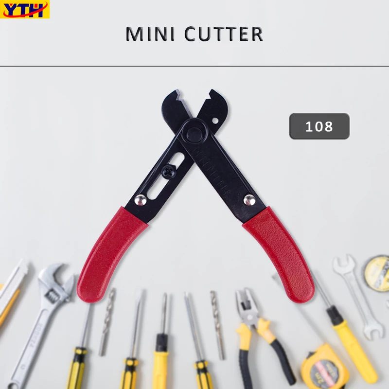 YTH-108 Red Chain Jewelry DIY Hand Tools Installation Repair Disassembly Cutting Split Opening Pliers Wire Decrustation Pliers